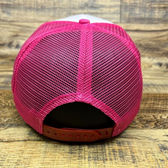 New Kids On The Block Mens Trucker Hat Pink Snapback Retro Logo 80s Music NKOTB - Picture 5 of 8